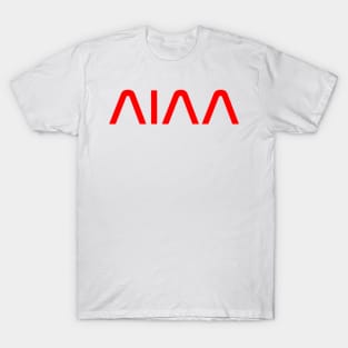 AIAA - Nasa Font T-Shirt